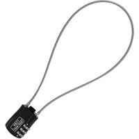 piece Steel cable bike lock, digital combination lock, combination lock, suitable for bikes, cabinets, helmets (black)