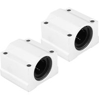 Pieces SC20UU 20mm Linear Motion Ball Bearing with Sliding Block, Ball Bearing Slider Ball Bearing Sliding Block Bushing Bearing