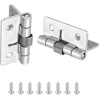 Ymyny - pieces self-opening spring hinges (1.5 inches), spring door hinges made of 304 stainless steel, self-closing hinges for invisible doors mumu