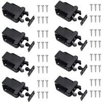 Tinor - Pieces Touch Release Latches, Push to Release Latch Non-Magnetic Door Catches for Cabinet Furniture Door