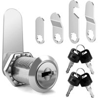 16mm Mailbox Lock, Cabinet Lock Supplied With 5 Different Lock Plates, Mailbox Cylinder, Locker Lock, Lever Lock For Mailboxes