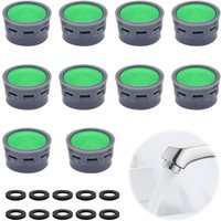 Set Of 10 Faucet Aerators With Sealing Ring, Filter, Limiter, Bathroom Accessories, Filter Inserts, Replacement Parts For Bathroom