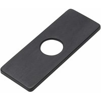 Kitchen Sink Drain Cover, Suitable For Bathroom Faucets, Basins And Brushed Nickel (black) Faucet Bases.
