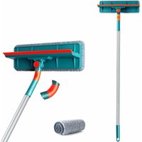 2-in-1 Professional Window Squeegee Cleaner Kit, With Telescopic Handle (length 1.35m), Window Squeegee Cleaner For Interior Windows