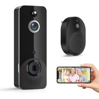 Camera Of Doorbell Without Wire With Sonnerie, Image In Direct Hd, Vision Night, Storage In Cloud, Supply By Battery, Supervision Indoor / Outdoor, Wifi 2.4g, Audio Bidirectionnel