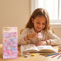 3d Rocking Stickers In Cartoon Style – Cute Shapes And Soft Colors For Decorating Diaries And Children's 3d Rocking Stickers (02)