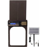 Automatic Chicken Coop Door With Solar Timer – Lightweight And Durable Aluminum – Ip45 Waterproof – Dimensions 35.3 X 24.3 Cm
