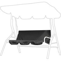 Swing Cushion (black), Multicolor Waterproof Replacement Seat Cover For Three People, Suitable For Patio, Garden, Yard, 150 X 50 X 10 Cm