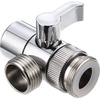 Diverter Valve Shower Attachment,diverter Valve,alloy Shower Faucet 2 Way Diverter Valve,brass Diverter Valvefor Kitchen Sink Faucet Or Bathroom