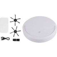 3 In 1 Smart Sweeper Small Criming Duster Usb Charging Usb For Home Use White