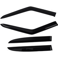 Door Guard Wind Deflectors For Range Rover Sport 2005-2013 Black Tinted 4pcs
