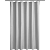 Grey Shower Curtain, High-quality Peva, Lightweight Shower Curtain, Grey (150 Cm X 180 Cm)