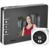 Wireless Digital Video Doorbell, Peephole Camera With 2.7 Inch Lcd Monitor, Electronic Surveillance Cat Eye Camera, 120° Wide Angle Hd Lens, Ir Night Vision