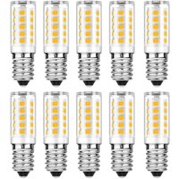 Pack Of 10 E14 Led Bulbs - Cool White 6000k - 5w Equivalent To A 50w Incandescent Bulb - 500lm - Non-dimmable