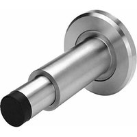 Door Stop And Bumper, 304 Stainless Steel, Adjustable, Extra-long Rubber Door Stop, Door Handle Protector, Wall-mounted Door Stop