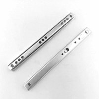 Set Of 2 Cold-rolled Steel Ball Bearing Drawer Slides, 342 (33 Cm) X 17 Mm (l)