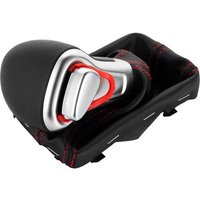 High-quality, Brand-new Gear Shift Knob For Audi Cars, Automatic Gear Shift Kit, Dust Cover, Gear Shift Modification Accessories, Black With Red Stitching