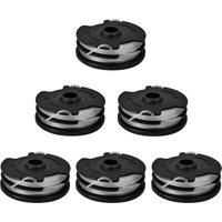Set Of 6 Cut Coil For Parkside, Coil Portafilo Per Tagliabordi In Nylon For Cutting-edges Lidl Parkside Prt 550 A1/a3, Prta 20-li A1/b2/c3,prt 300 A1-10m ⌀1,6mm