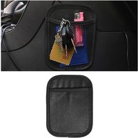 Strong Adhesive Car Seat Back Mobile Phone Storage Net, Universal Mesh Bag For Seat Back, Car Mesh Pocket Organizer (small)