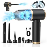 Portable Vacuum Cleaner, Powerful 15000pa Cordless Car Vacuum Cleaner, 4-in-1 Mini Usb Rechargeable Handheld Vacuum Cleaner, Lightweight Handheld Vacuum