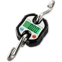 Luggage Scale, Mini Portable Digital Suitcase Scale With Led Backlight And Stainless Steel Hooks, Digital Hanging Scale For Travel, Fishing And Archery (black), One Piece