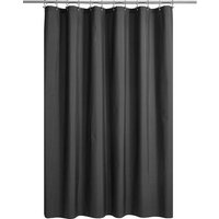 Black Shower Curtain, High-quality Peva, Lightweight Shower Curtain, Black (120 Cm X 180 Cm)