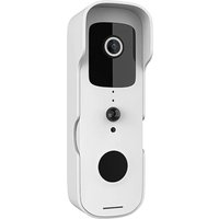 Video Doorbell, Wireless, Smart, Waterproof, Full Hd 1080p, Night Vision, With Tuya App, View On Android Or Ios Smartphone, 2.4ghz Wifi