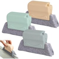 3-piece Window Groove Cleaning Brushes, Window Groove Cleaning Tools, Patio Door Rail Cleaner, Groove Cleaning Brush For Sliding Doors, Shutters, And Air Conditioners