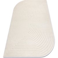Dune 8051 Shape Cream Carpet – Geometric, Lines, Structural, Irregular Beige 160x220 Cm