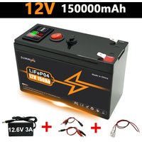 12v 3s7 Assembled Lithium-ion Battery Pack With Matching Charging/discharging Cable, Power Indicator, Usb Port - 150ah + Matching 12.6v Charger.