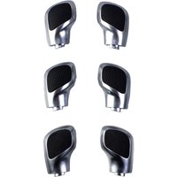 Custom-designed Gear Knob Suitable For Volkswagen, Decorative Cover, Dsg Gear Knob, Upgrade And Modification, Gear Knob Made Of Matte Silver Perforated Leather, One-piece.--biemmedue