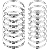 20-piece Cv Joint Starter Clamp Set, Cv Joint Starter Clamp Assortment Kit, Universal Adjustable Stainless Steel Drive Shaft Clamps (10 Small, 10 Large)
