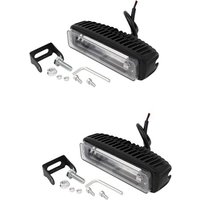 1 Pair Of Forklift Signal Lights, Led Perimeter Lighting, Red Safety Reversing Lights, Side Marker Lights, 12v/24v Single-phase Waterproof Power Supply