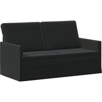 2 Seater Sofa Black 150 X 81 X 82 Cm Velvet Vidaxl