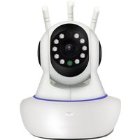 Hd Indoor Surveillance Security Robo 3 Antennas C/audio Ip Wifi Wireless Ptz 360º Rotation Full Hd 1080p Color Night Vision Sensor With Alarm Mobile Phone App