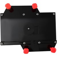 180 Degree Double Swivel Seat Base For Vw Transporter T5 T6 Passenger Side Black