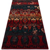 Rugsx - Wool Carpet Omega Tapas Ethnic, Navy Blue Red 200x300 Cm