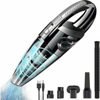 Ash Vacuum Cleaner, Powerful 120w 2200mah Portable Cordless Handheld Vacuum Cleaner With Wet & Dry Function, Washable Hepa Filter And 5 Nozzles, Rechargeable For Home, Table, Office, Car