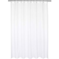White Shower Curtain, High-quality Peva, Lightweight Shower Curtain, White (180 Cm X 180 Cm)