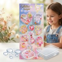 Cartoon 3d Shaker Stickers (05) - Cute 3d Sticker Decorations, Diy Handmade Journal Creative Shaker Stickers -- Cartoon 3d Shaker Stickers (05)