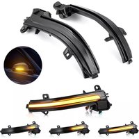 Dynamic Led Turn Signals For Exterior Mirrors, Compatible With Bmw F20, F21, F22, F30 E84 2/3/4 Series, Yellow Light, 1 Pair