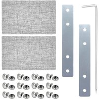 Roller Shutter Strap Repair Kit (strap Width: 20 To 23 Mm), Compatible With Maxi Straps, Including 2 High-quality Stainless Steel Plates. (strap Not Included)