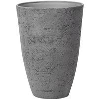 Beliani - Flower Planter Tall Stone Garden Plant Pot Indoor Outdoor Grey 51x71 cm Camia