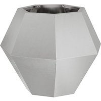 Planter Silver 50 x 50 x 40 cm Stainless Steel vidaXL