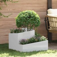 Vidaxl - Garden Planter Silver 60 x 60 x 50 cm Galvanised steel