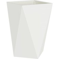 Planter White 50 x 50 x 75 cm Steel vidaXL