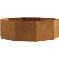 Planter Rusty 120 x 120 x 35 cm Weathering Steel vidaXL