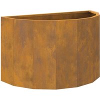 Planter Rusty 60 x 30 x 35 cm Weathering Steel vidaXL