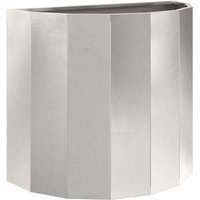 Planter Silver 60 x 30 x 50 cm Stainless Steel vidaXL