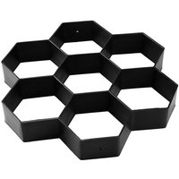 Tinor - Plastic Hexagon Paving Mold Concrete Stepping Stone Mold Reusable Mold for Driveway Garden Yard Patio Pool